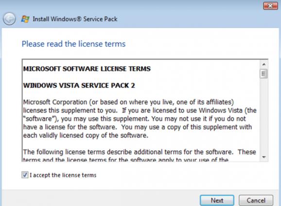 Windows Vista Service Pack 2 screenshot