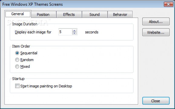 Windows XP Themes Screensaver screenshot