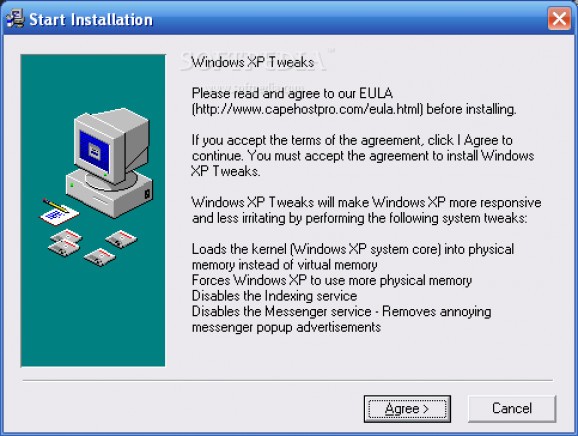 Windows XP Tweaks screenshot