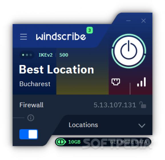 Windscribe screenshot