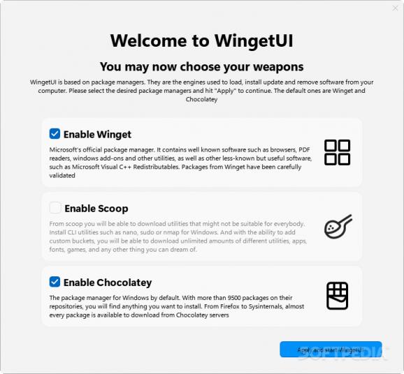 WingetUI screenshot