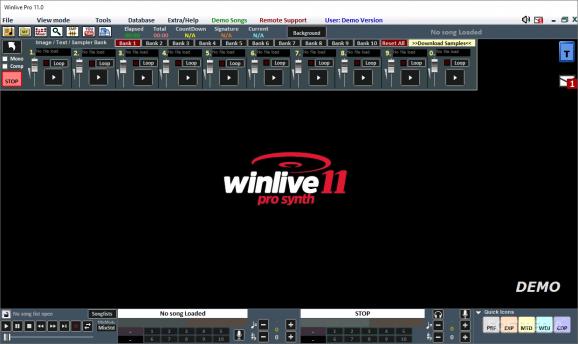 Winlive Pro Synth screenshot