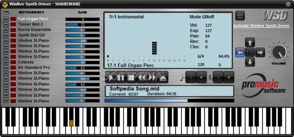 Winlive Synth Driver screenshot