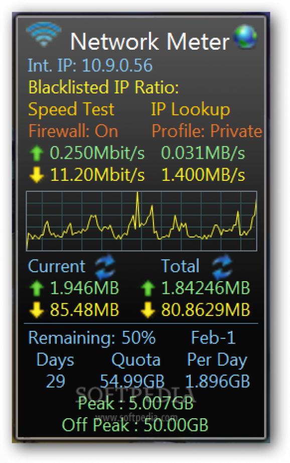Network Meter screenshot
