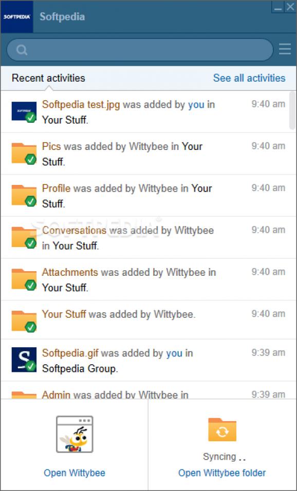 Wittybee Desktop App screenshot