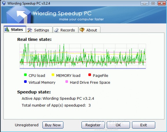 Wlording Speedup PC screenshot