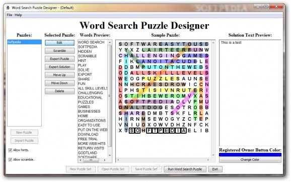 Word Search Puzzle screenshot