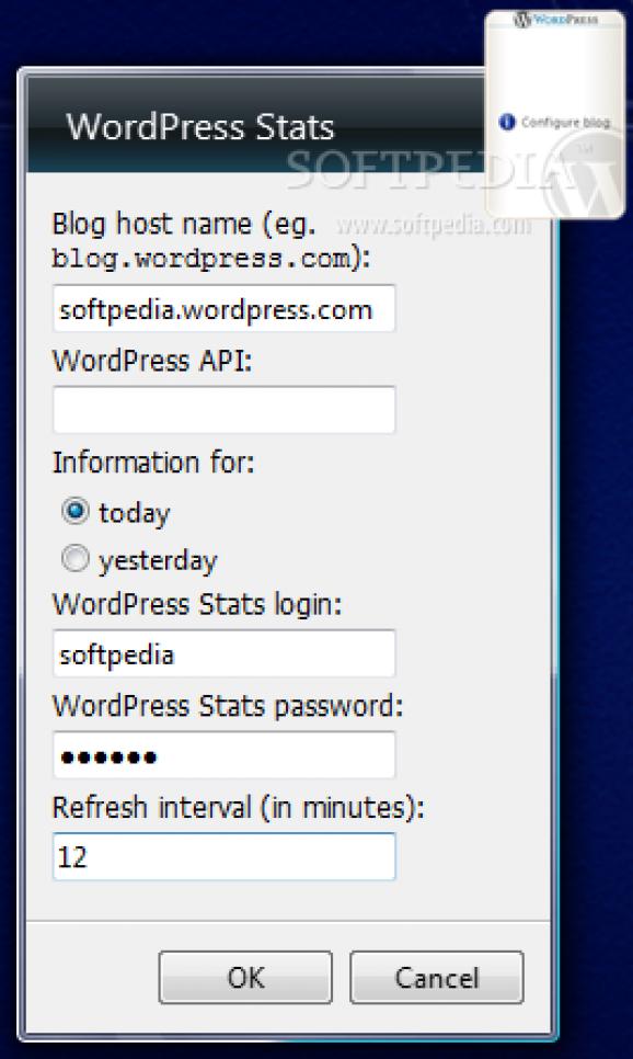 WordPress Stats screenshot
