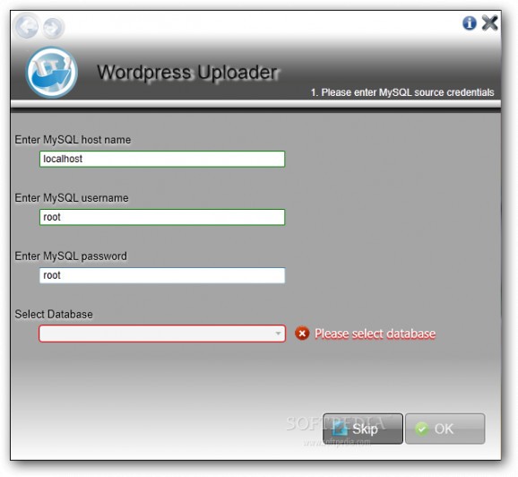 WordPress Uploader screenshot