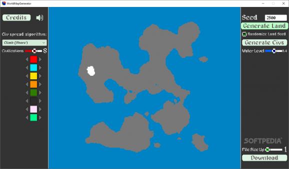 World Map Generator screenshot