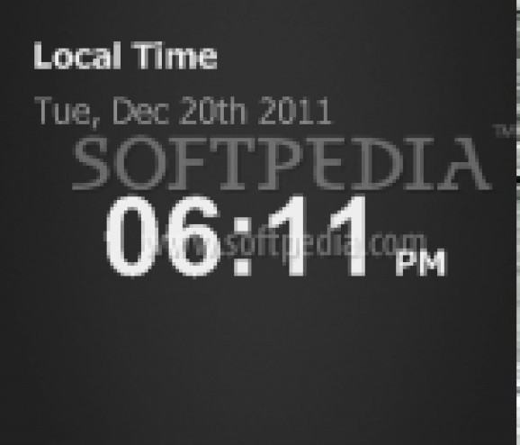 World Time Digital Clock screenshot