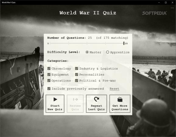 World War II Quiz screenshot