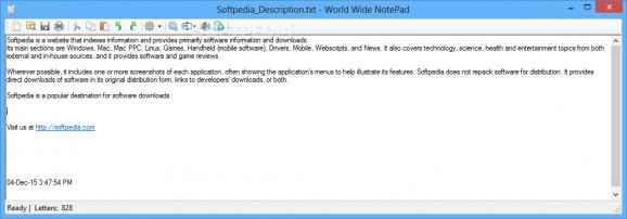 World Wide NotePad screenshot