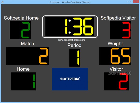 Wrestling Scoreboard Standard screenshot