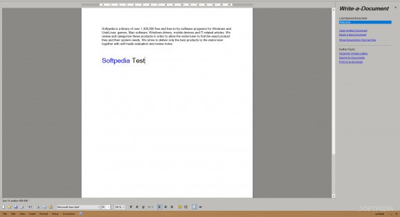 Write-a-Document screenshot