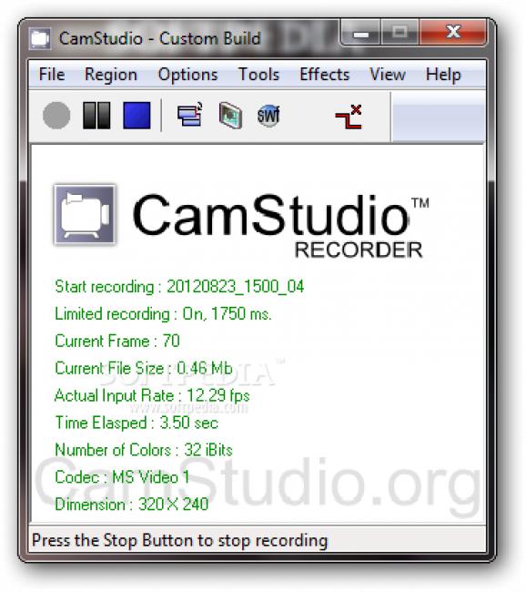 X-CamStudio screenshot