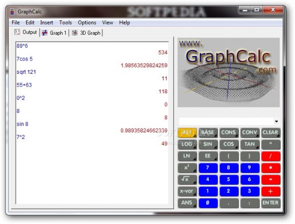X-GraphCalc screenshot