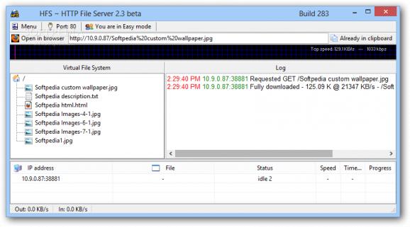 X-HFS - HTTP File Server screenshot