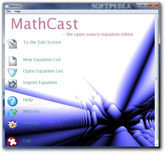 X-MathCast screenshot