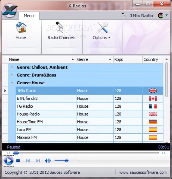 X-Radios screenshot