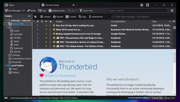 X-Thunderbird screenshot
