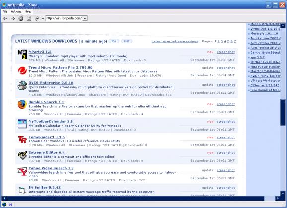 XANA Web Browser screenshot