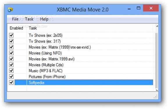 XBMC Media Move screenshot