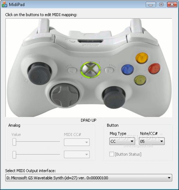 XBoxMidiPad screenshot
