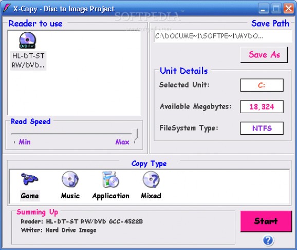 X-Copy Media Center screenshot