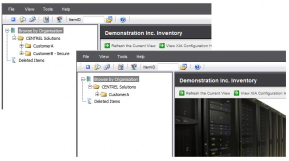 XIA Configuration Server screenshot