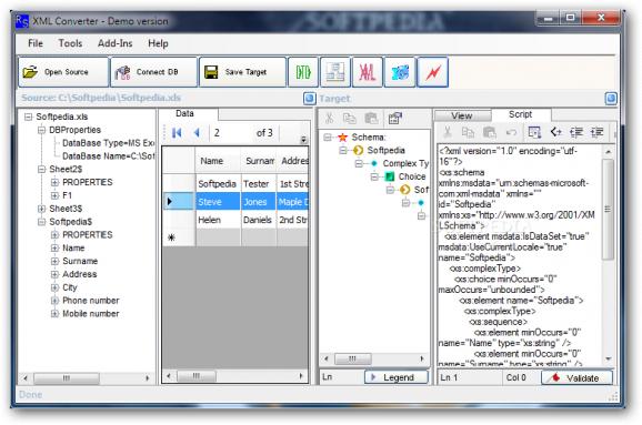 XML Converter Professional Edition screenshot