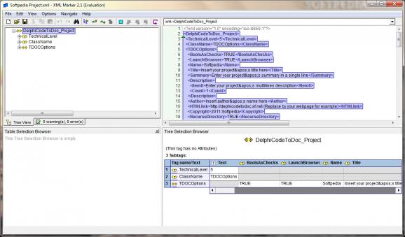 XML Marker screenshot