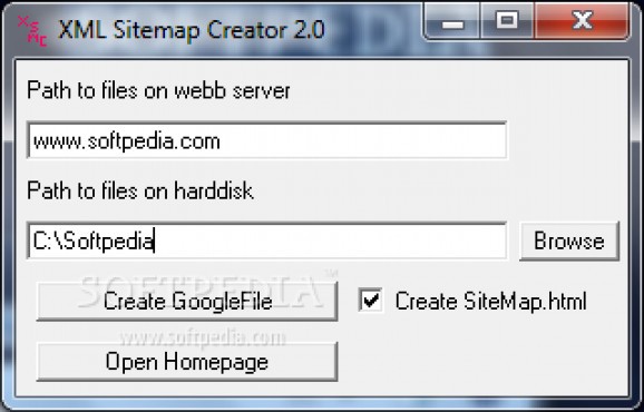 XML SiteMap Creator screenshot