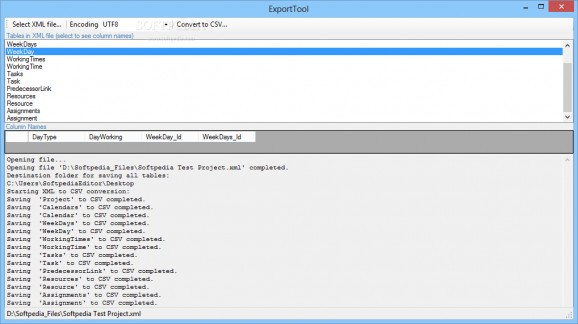 Xml To Csv Conversion Tool screenshot