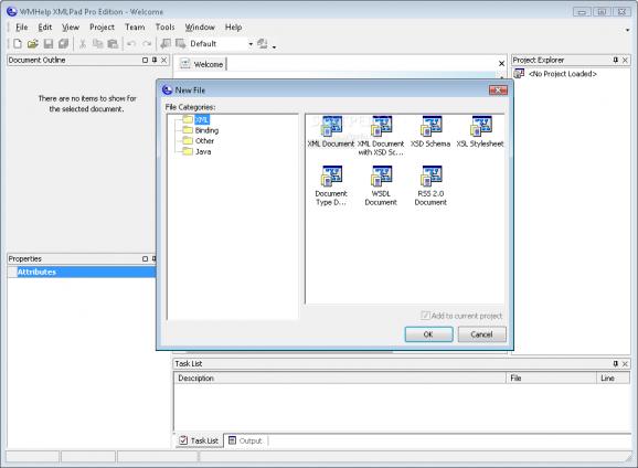 WMHelp XMLPad screenshot