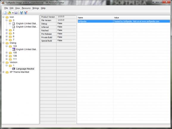 XN Resource Editor Portable screenshot