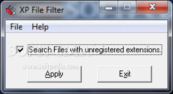 XP File Filter screenshot