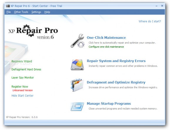 XP Repair Pro screenshot