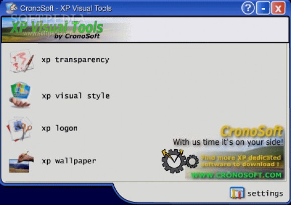 XP Visual Tools screenshot