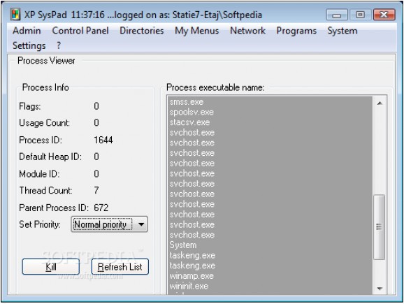 XP SysPad nLite Addon screenshot