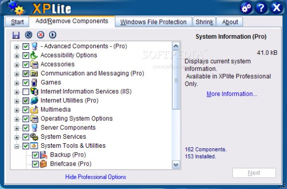 XPlite/2000lite screenshot