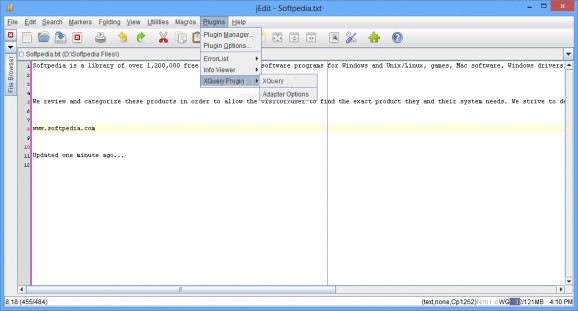 XQuery for jEdit screenshot