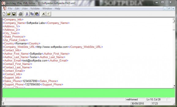 Architag XRay XML Editor screenshot