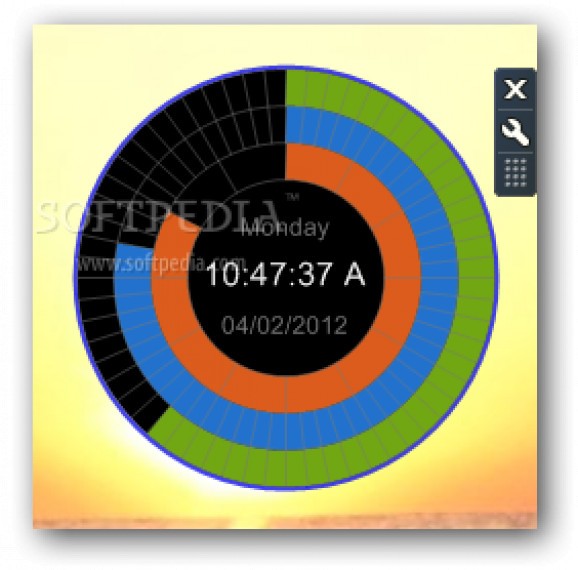 XUS Clock Plus Edition screenshot
