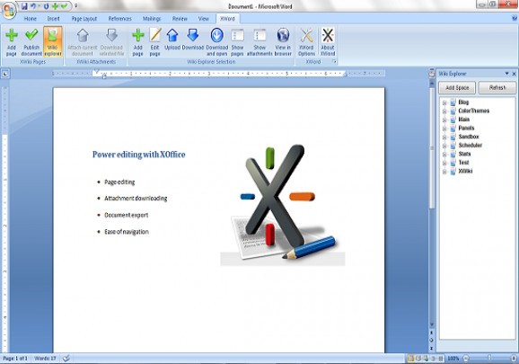 XWiki Office screenshot