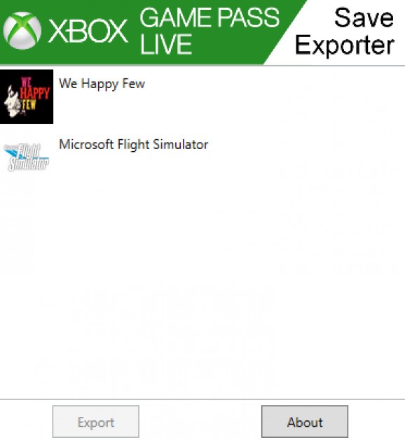 Xbox Live Save Exporter screenshot