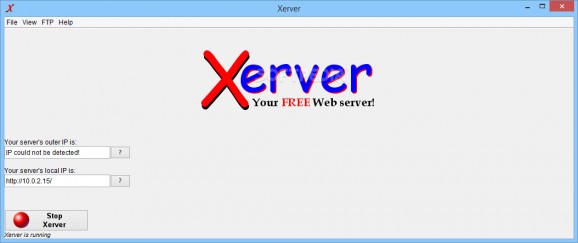 Xerver Free Web Server screenshot