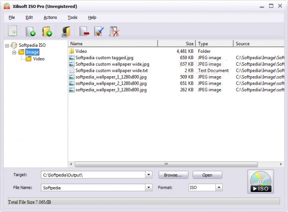 Xilisoft ISO Pro screenshot