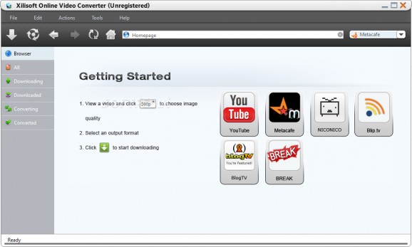 Xilisoft Online Video Converter screenshot