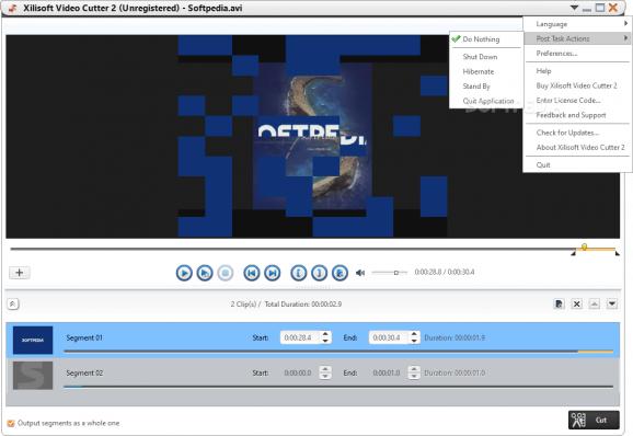Xilisoft Video Cutter screenshot